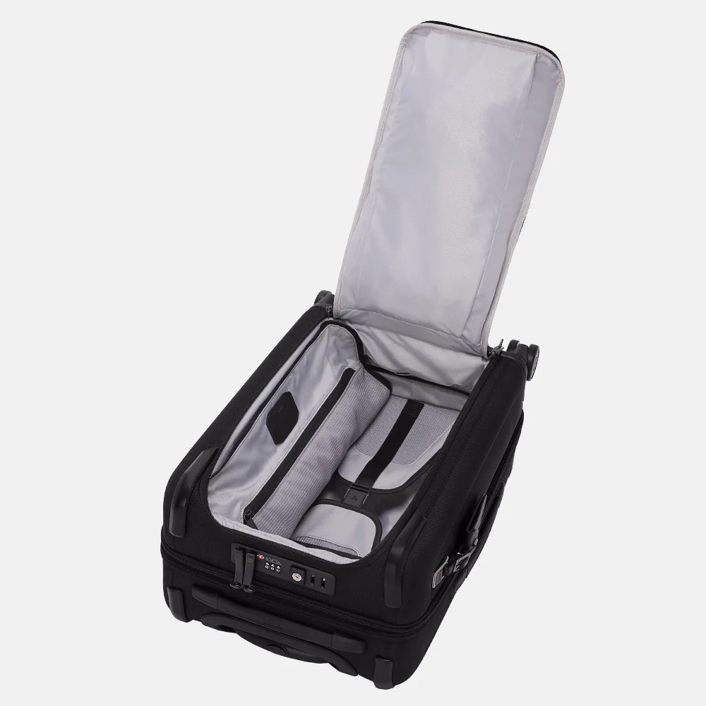 Tumi Alpha Handbagage Dual Access Exp 55 CM black bij Duifhuizen