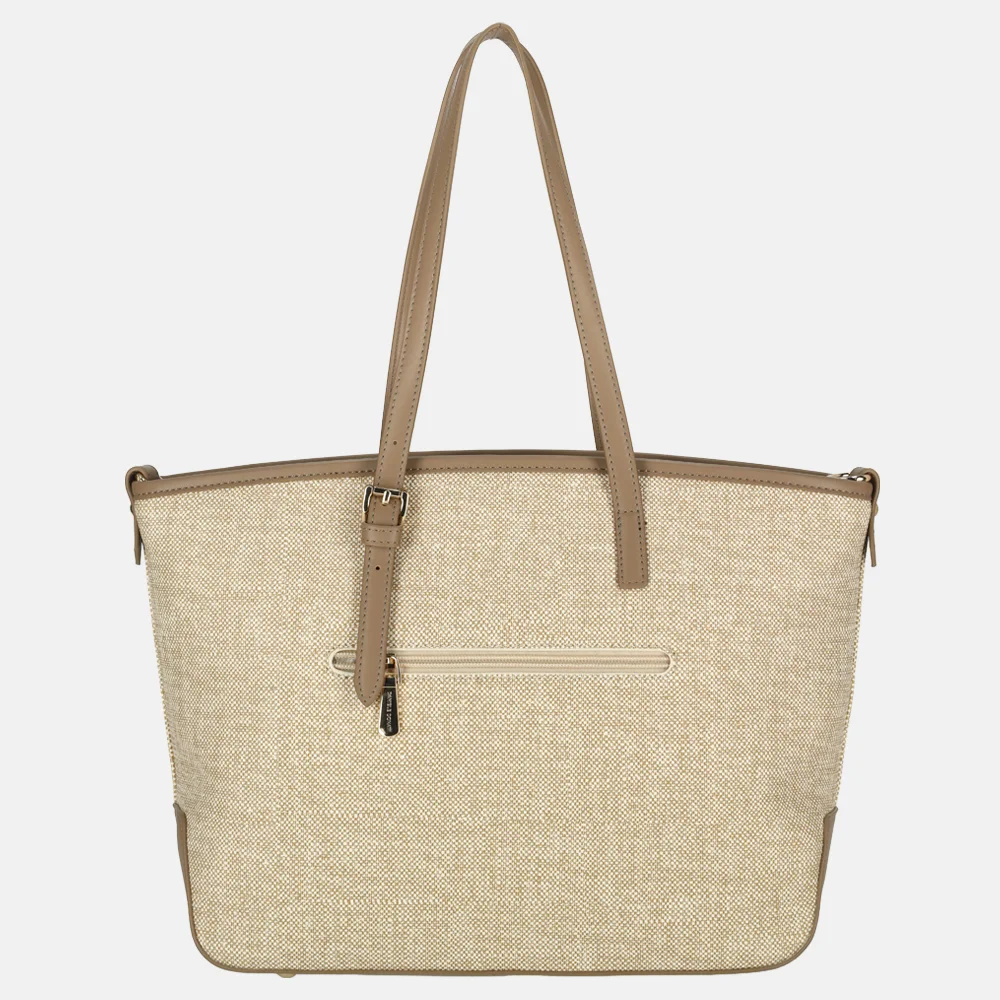 Daniele Donati shopper beige bij Duifhuizen