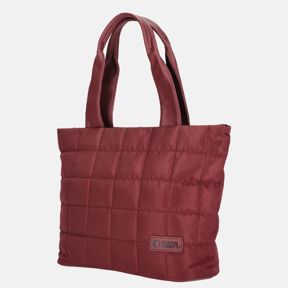 Enrico Benetti Demi shopper bordeaux bij Duifhuizen