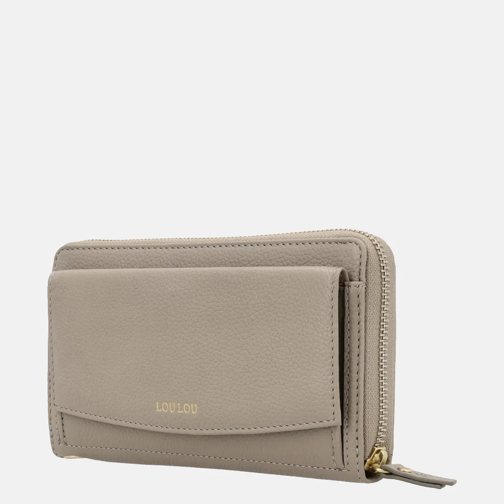 Loulou Essentiels SLB portemonnee soft sepia bij Duifhuizen