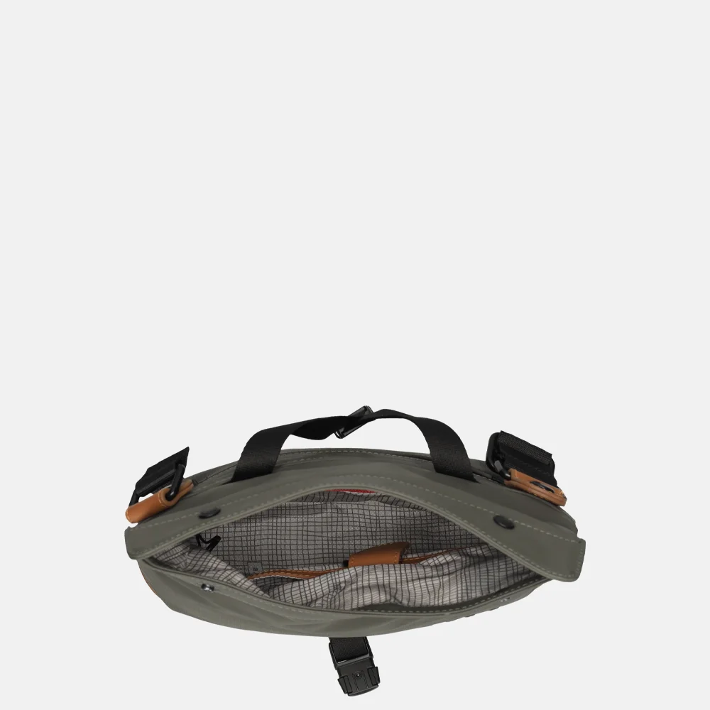 Aunts and Uncles Japan Yao rolltop crossbody tas gravity grey bij Duifhuizen