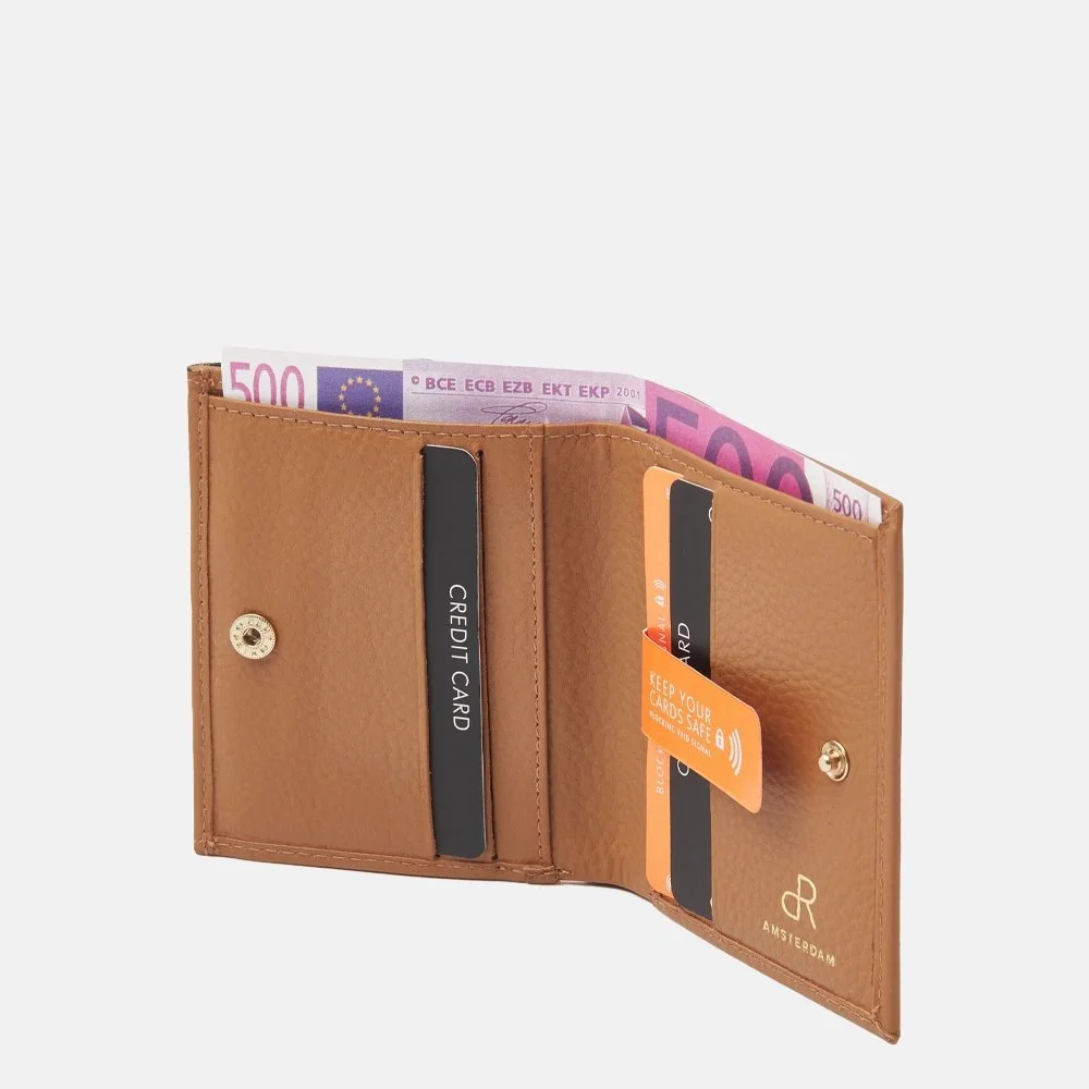 dR Amsterdam Porto portemonnee S camel bij Duifhuizen