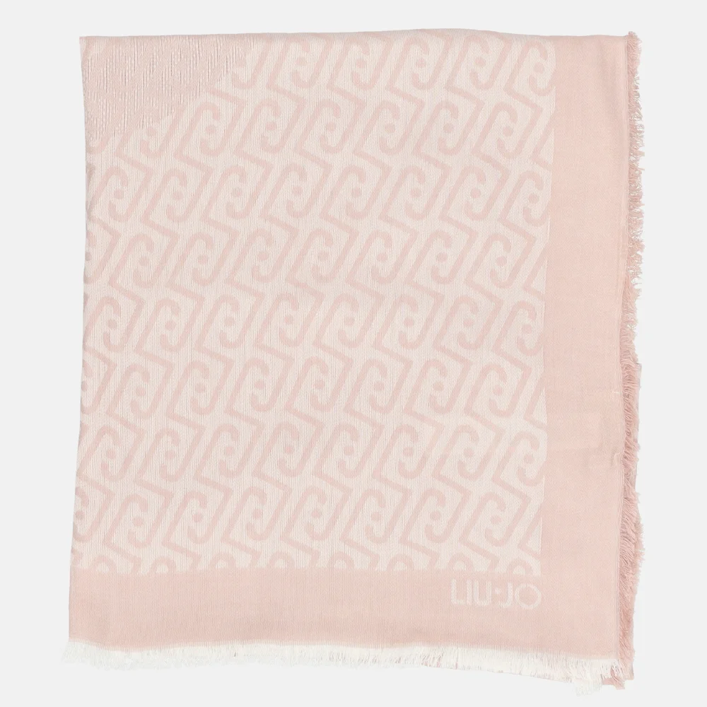Liu Jo Logo sjaal soft peony