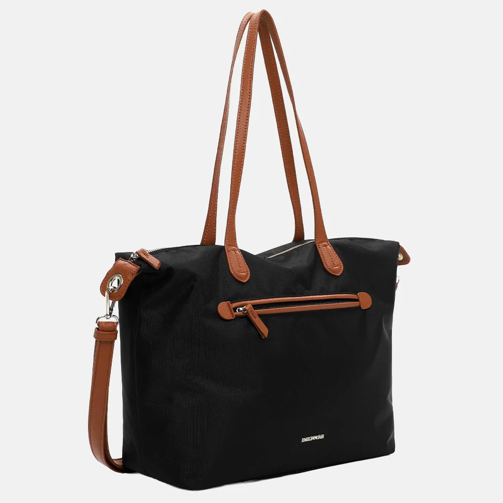 Emily & Noah Jarina shopper zwart bij Duifhuizen