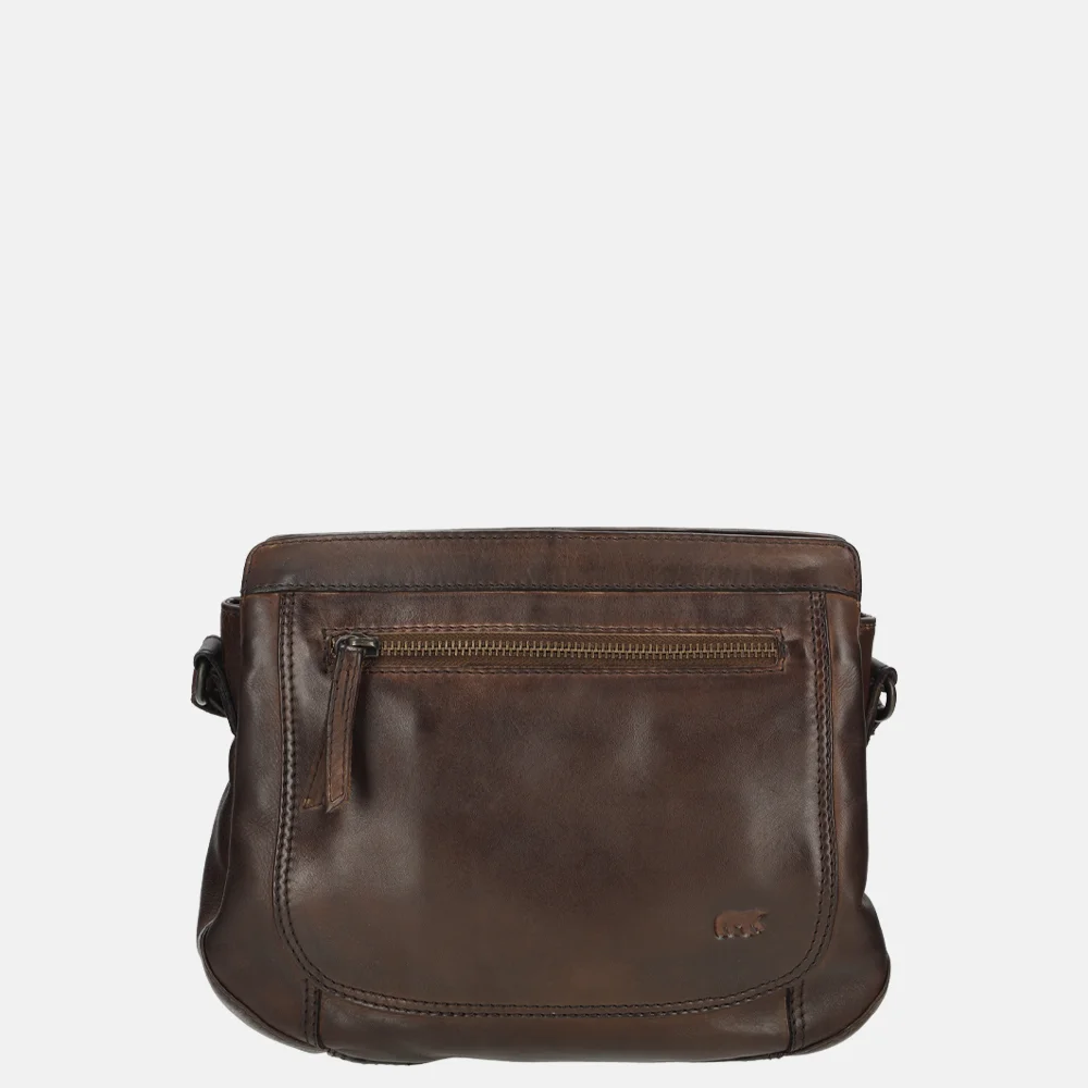 Bear Design Miley crossbody tas donkerbruin bij Duifhuizen