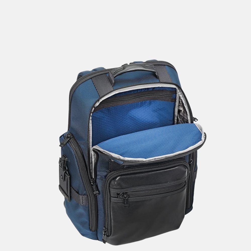 Tumi Alpha Bravo Sheppard Deluxe laptop rugzak 15 inch navy bij Duifhuizen