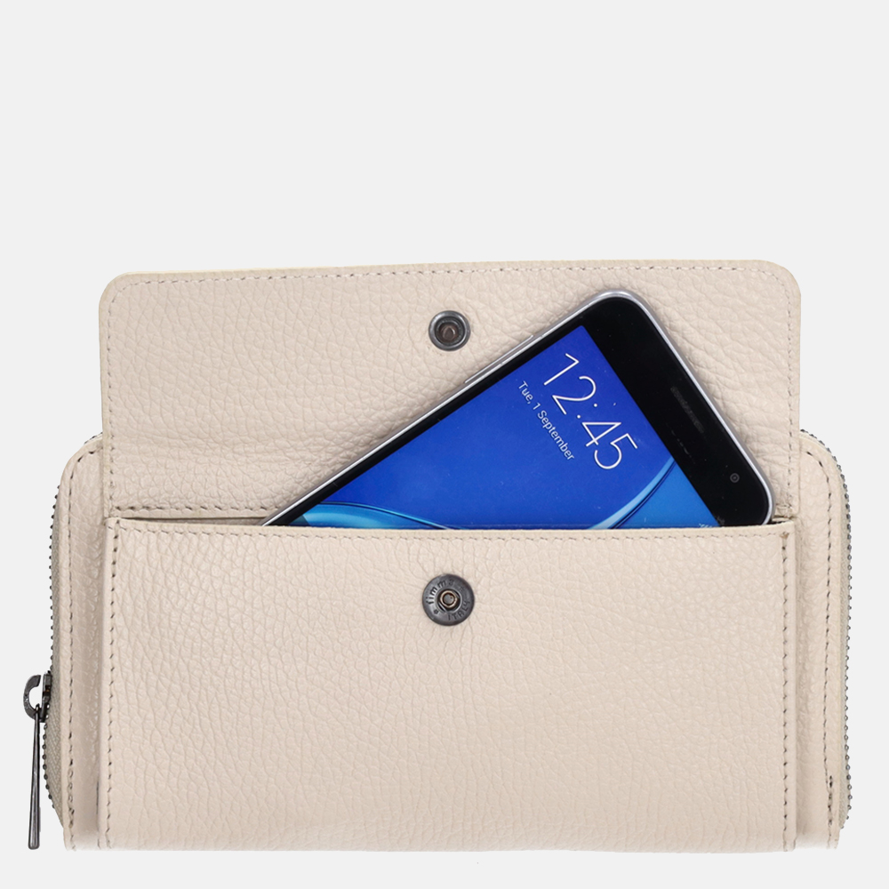 Charm London portemonnee/crossbody tas beige bij Duifhuizen