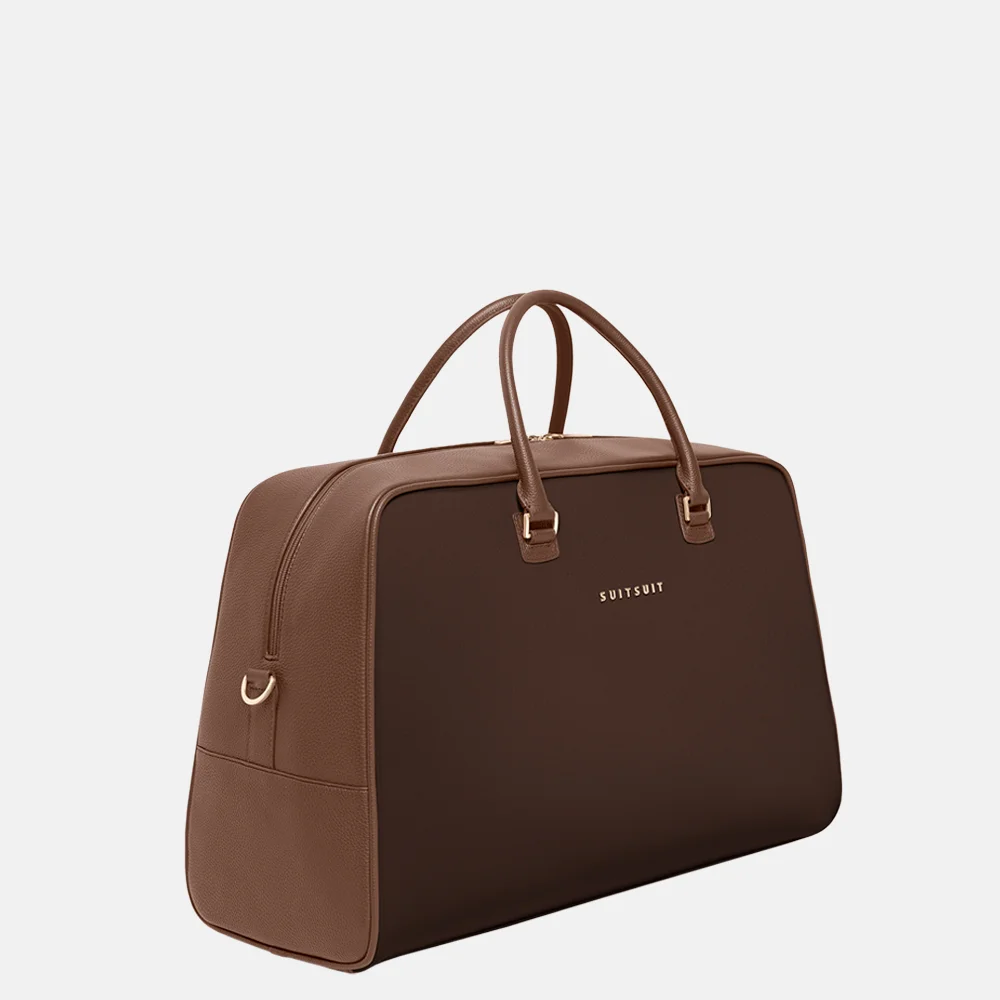 SUITSUIT Serenity Weekendtas hoog chocolade brown bij Duifhuizen