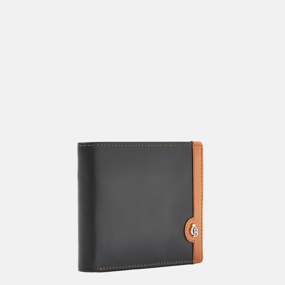 Castelijn en Beerens 80 year Jubileum billfold zwart/cognac bij Duifhuizen