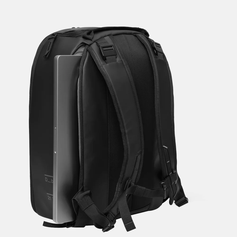 Db Journey Ramverk laptoprugzak 15.6 inch 21L black out bij Duifhuizen