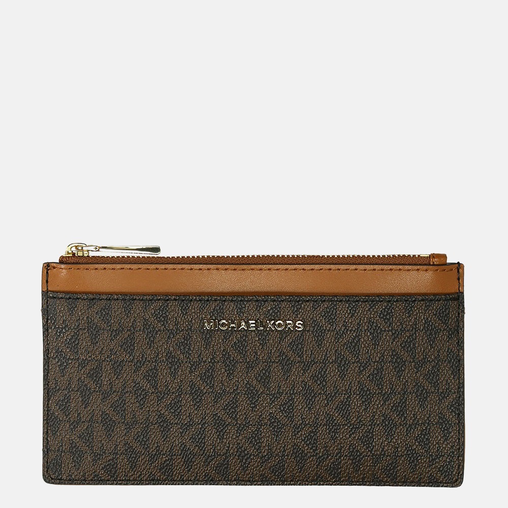 Michael Kors Jet Set portemonnee brown acorn