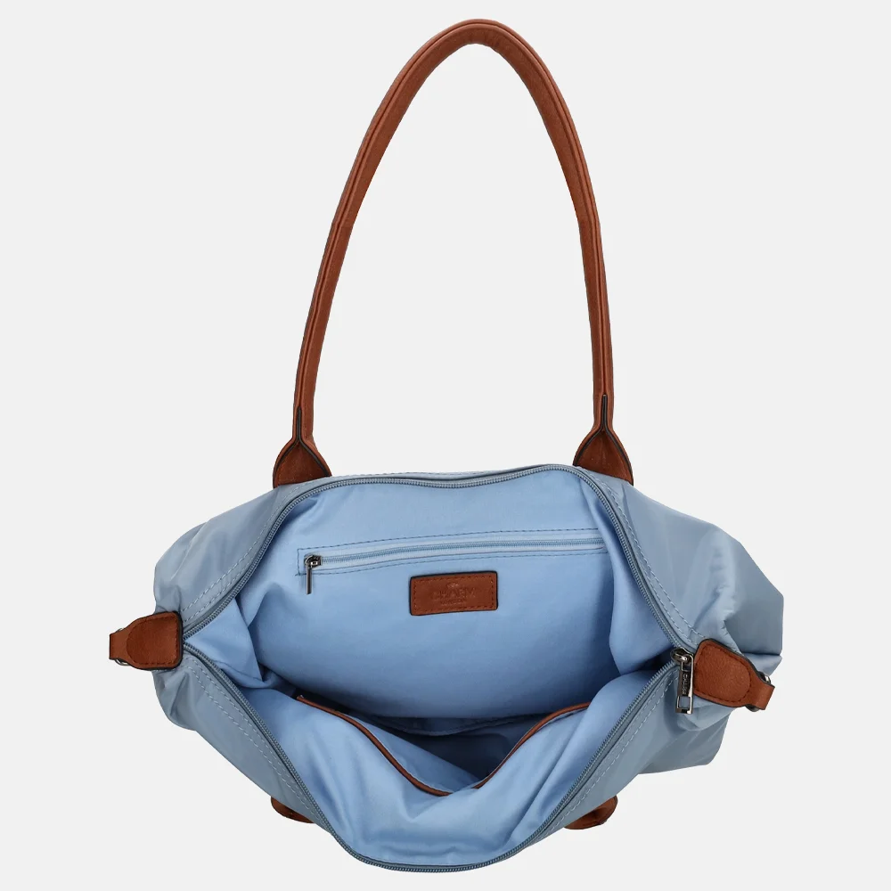 Charm London Buckingham shopper L staalblauw bij Duifhuizen