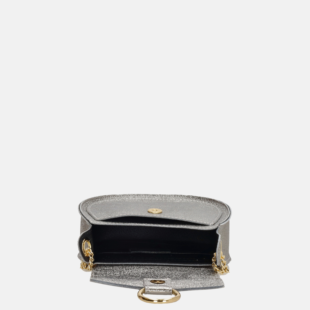 Charm London Anna crossbody tas zilver bij Duifhuizen