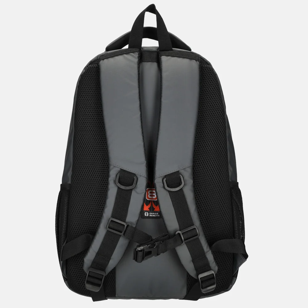 Enrico Benetti Swindon laptoprugzak 15 inch grijs bij Duifhuizen