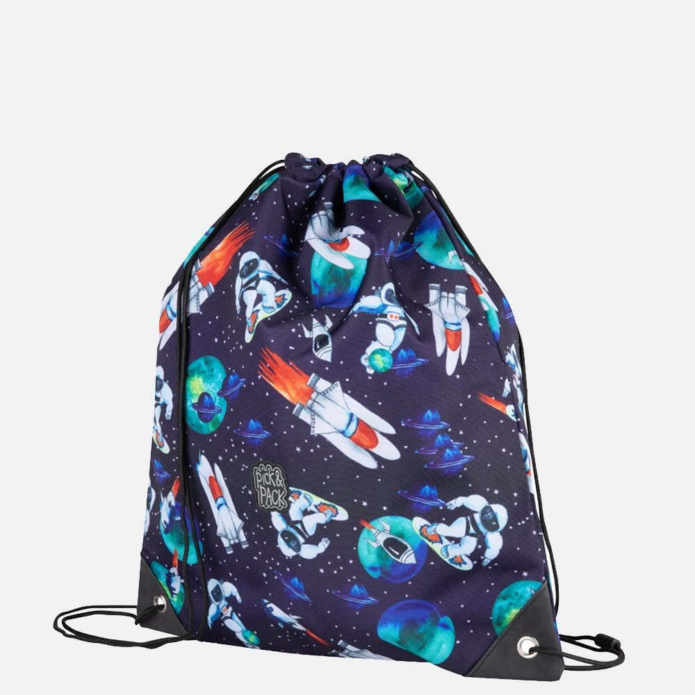Pick & Pack Space gymtas navy bij Duifhuizen