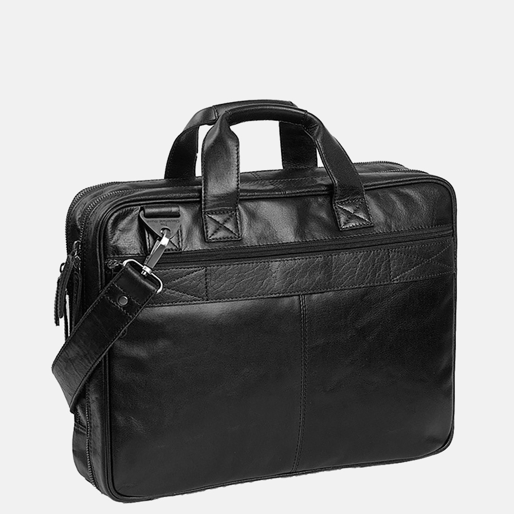 Chesterfield Manuel laptoptas 15.4 inch black bij Duifhuizen