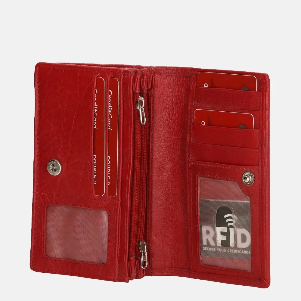 DD Exclusive portemonnee rood bij Duifhuizen