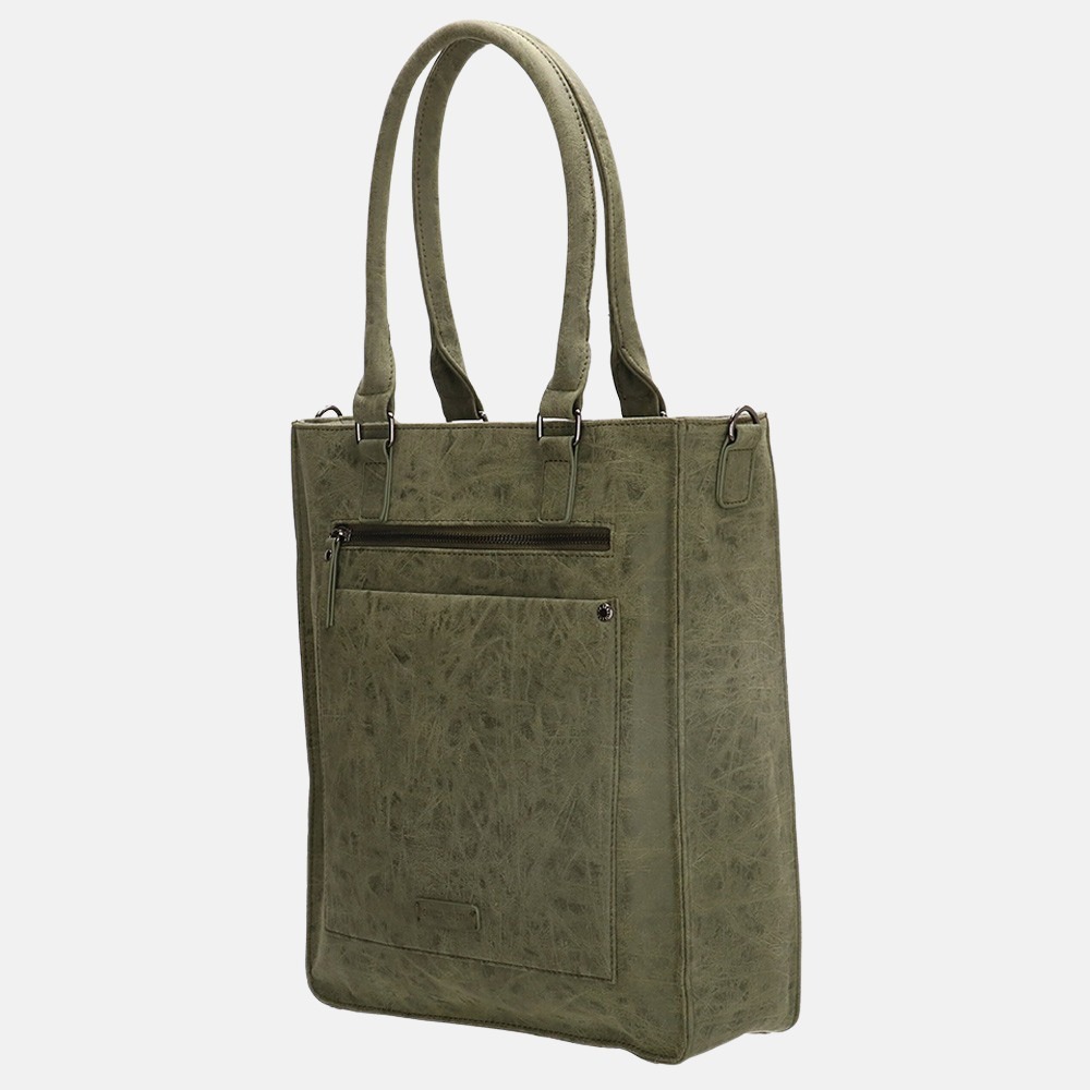 Enrico Benetti Bobbi shopper 14 inch olive bij Duifhuizen