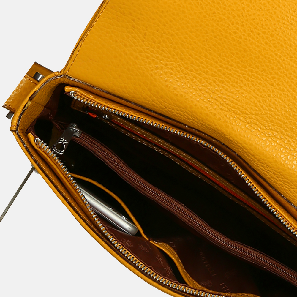 GiGi Fratelli schoudertas yellow gold bij Duifhuizen