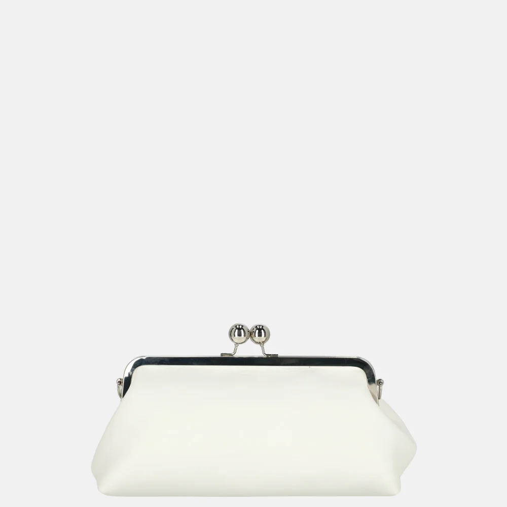 Bulaggi frame baguette clutch white bij Duifhuizen