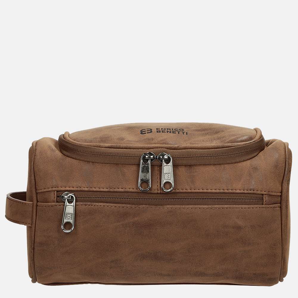 Enrico Benetti Rotterdam toilettas camel