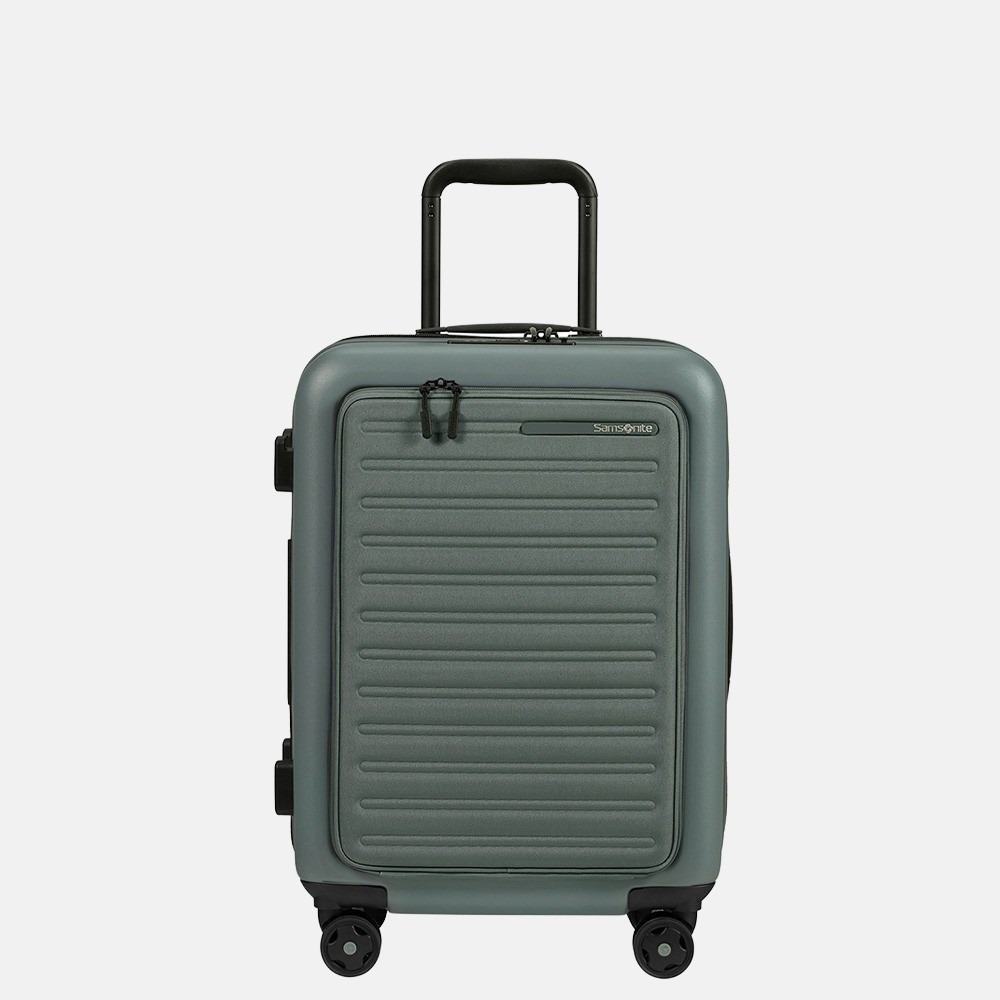 Samsonite StackD handbagage spinner 55 cm forest bij Duifhuizen