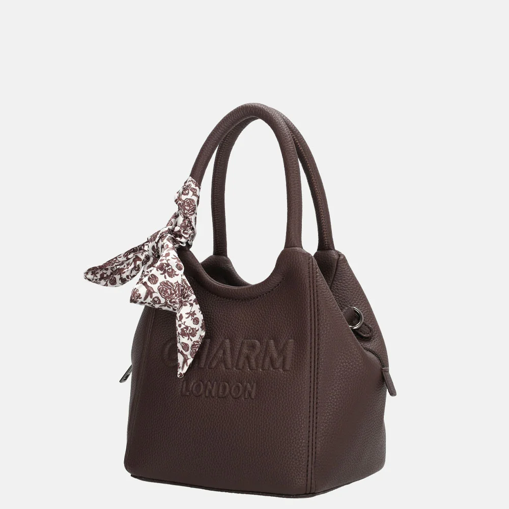 Charm London Bond street handtas S donkerbruin bij Duifhuizen