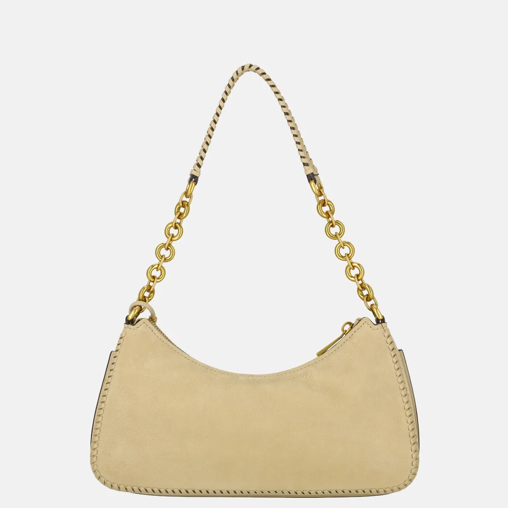 Michael Kors Nolita chain pouchette schoudertas M khaki bij Duifhuizen