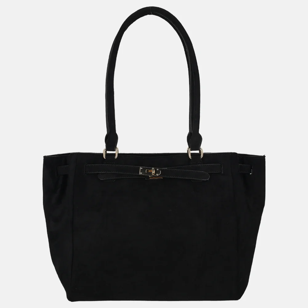 Firenze shopper suedine black bij Duifhuizen