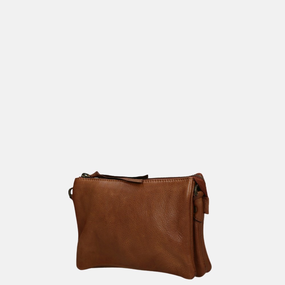 Legend Como clutch/crossbody tas cognac bij Duifhuizen