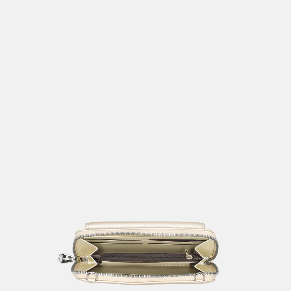Flora & Co portemonnee/ crossbody tas ivory bij Duifhuizen