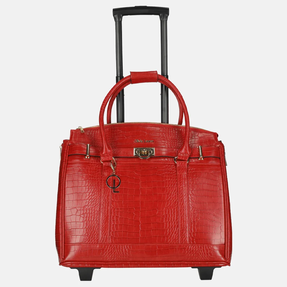 Olivia Lauren business trolley rood bij Duifhuizen