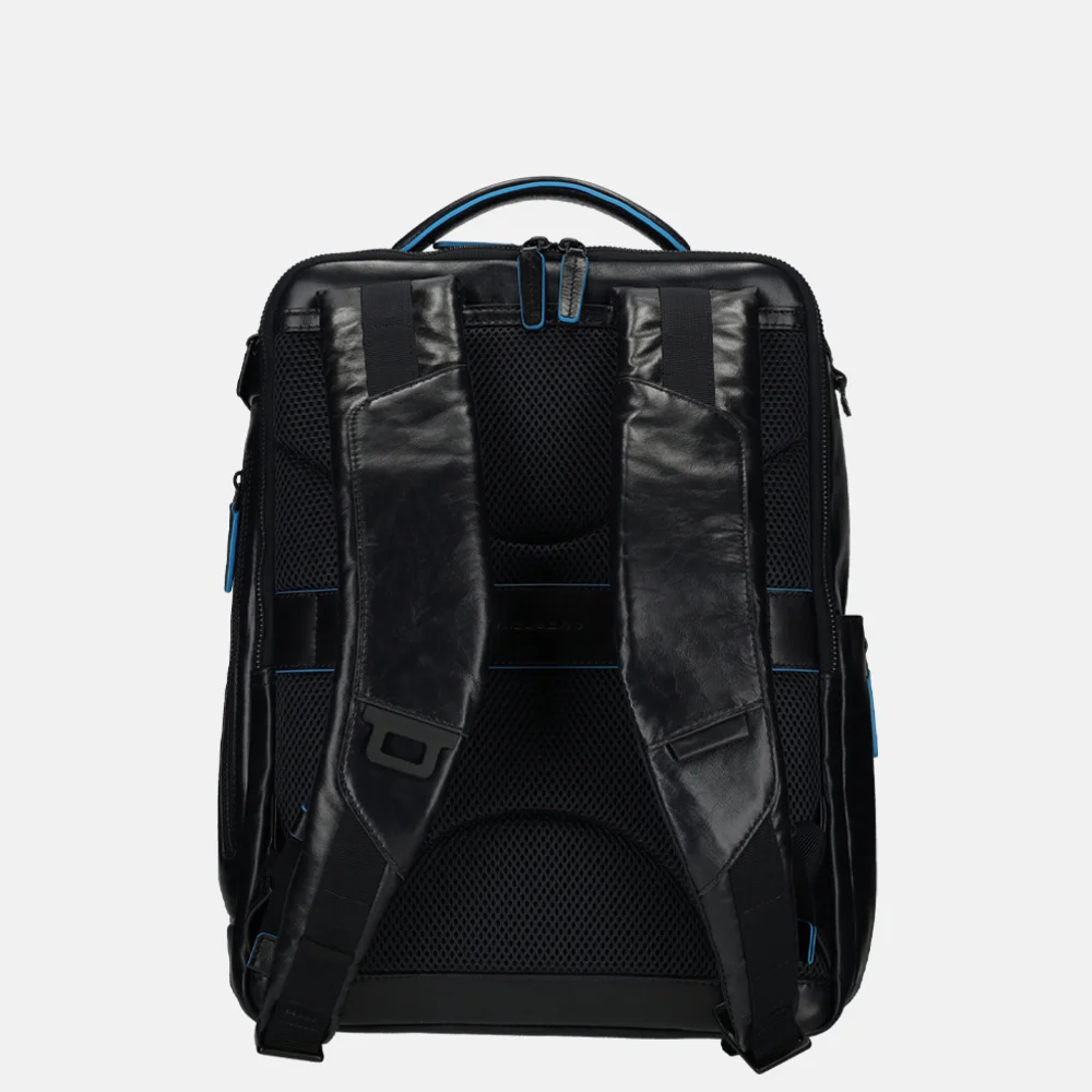 Piquadro laptoprugzak 15.6 inch blue bij Duifhuizen