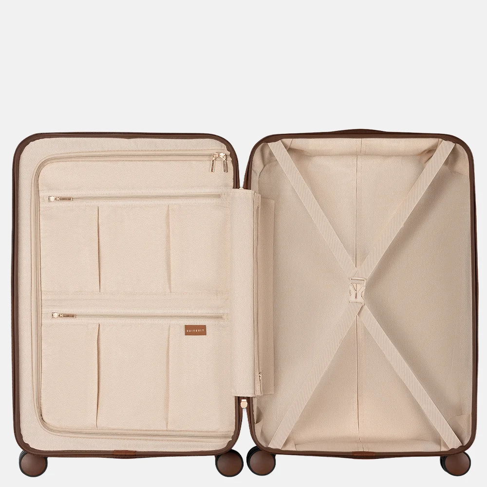 Suitsuit Fab Seventies reiskoffer 66 cm italian clay bij Duifhuizen