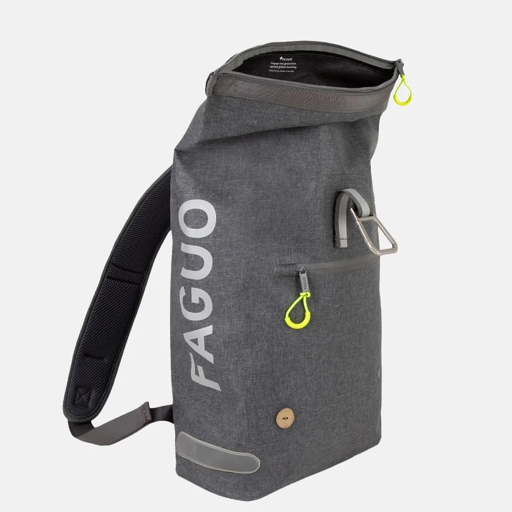Faguo Cycling W rugzak medium grey bij Duifhuizen