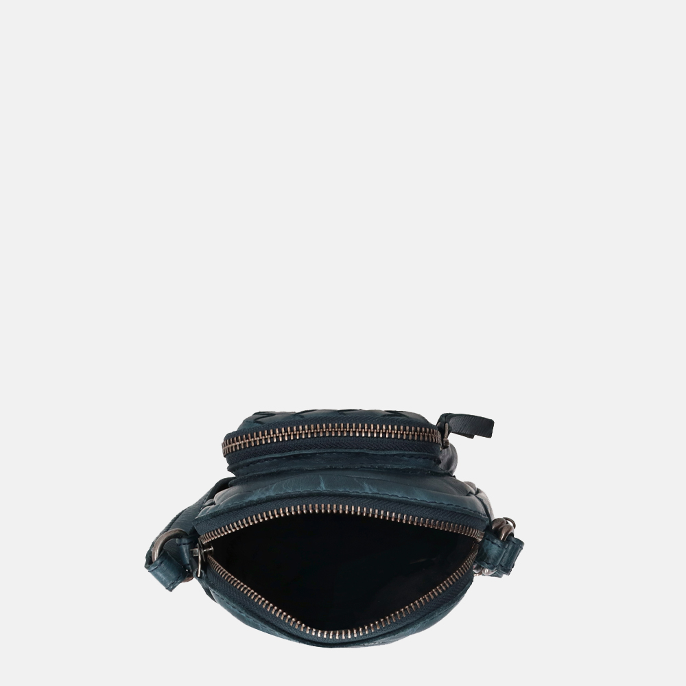 Genicci Corby telefoontas  jeansblauw bij Duifhuizen