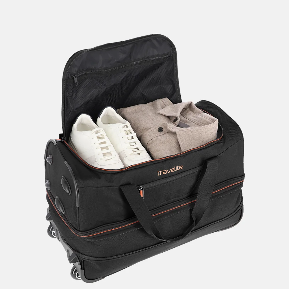 Travelite Basics reistas 55 cm black bij Duifhuizen