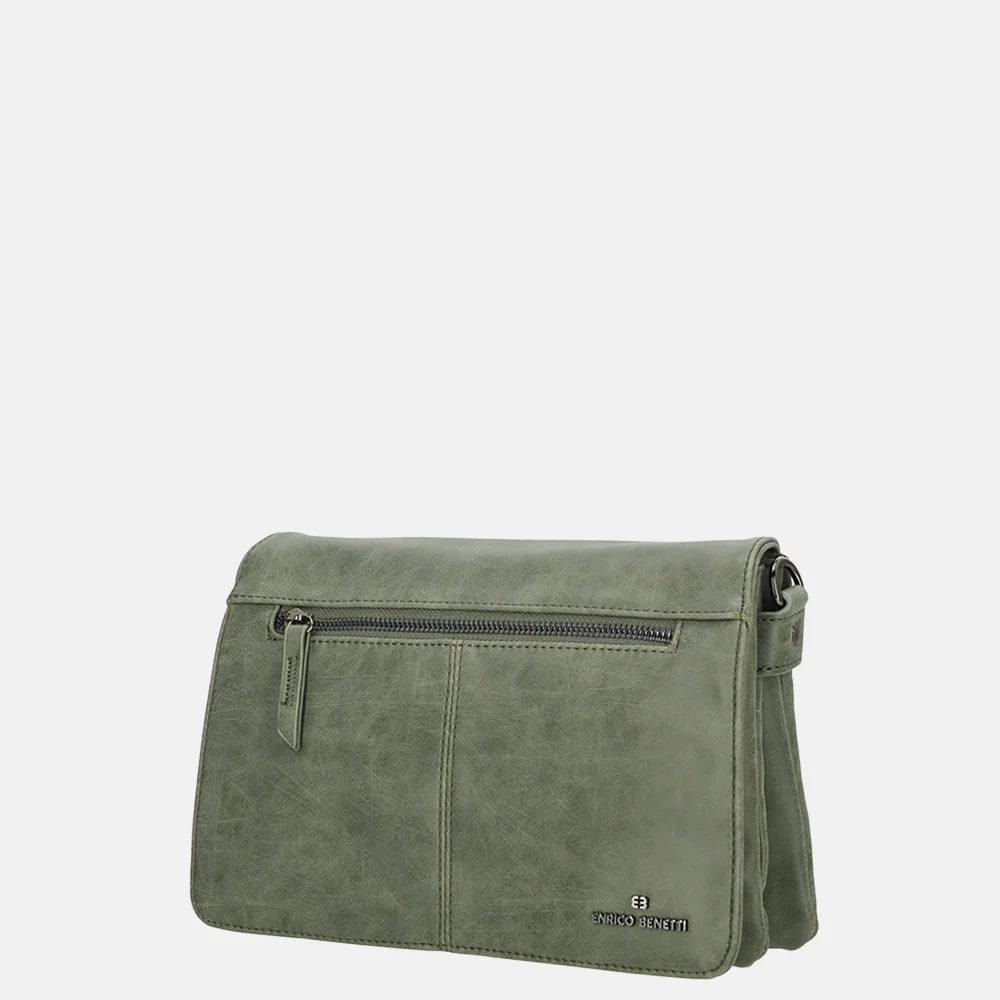 Enrico Benetti Stacey crossbody tas olijfgroen bij Duifhuizen