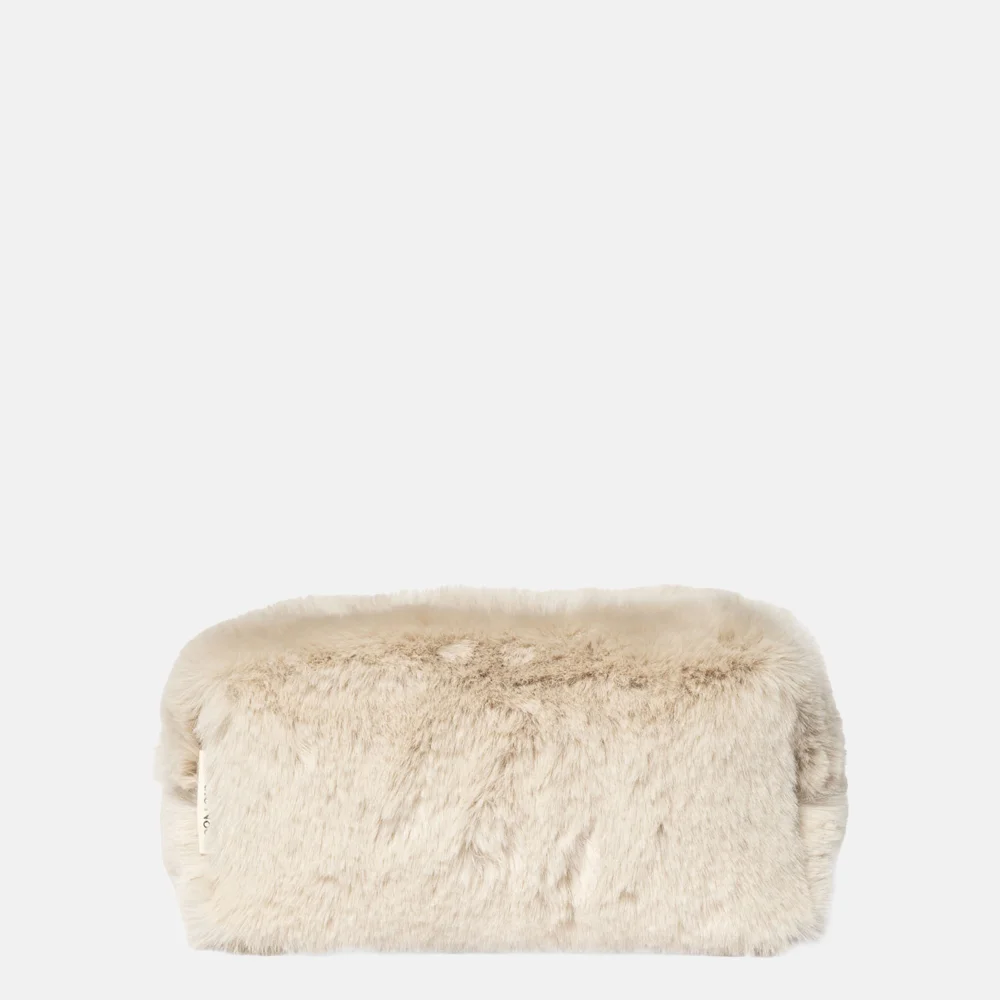 Studio Noos pouch toilettas faux fur neutral