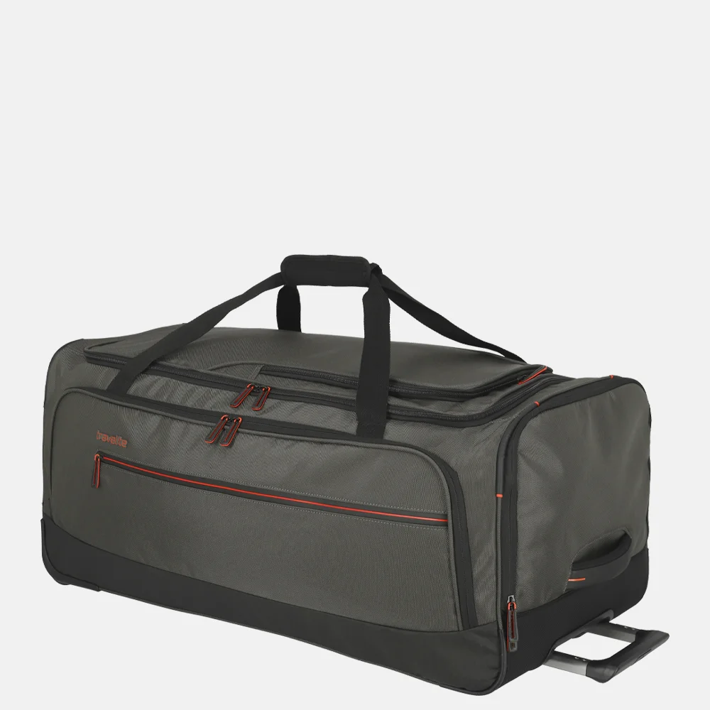 Travelite Crosslite 5.0 reistas op wielen L dark olive bij Duifhuizen