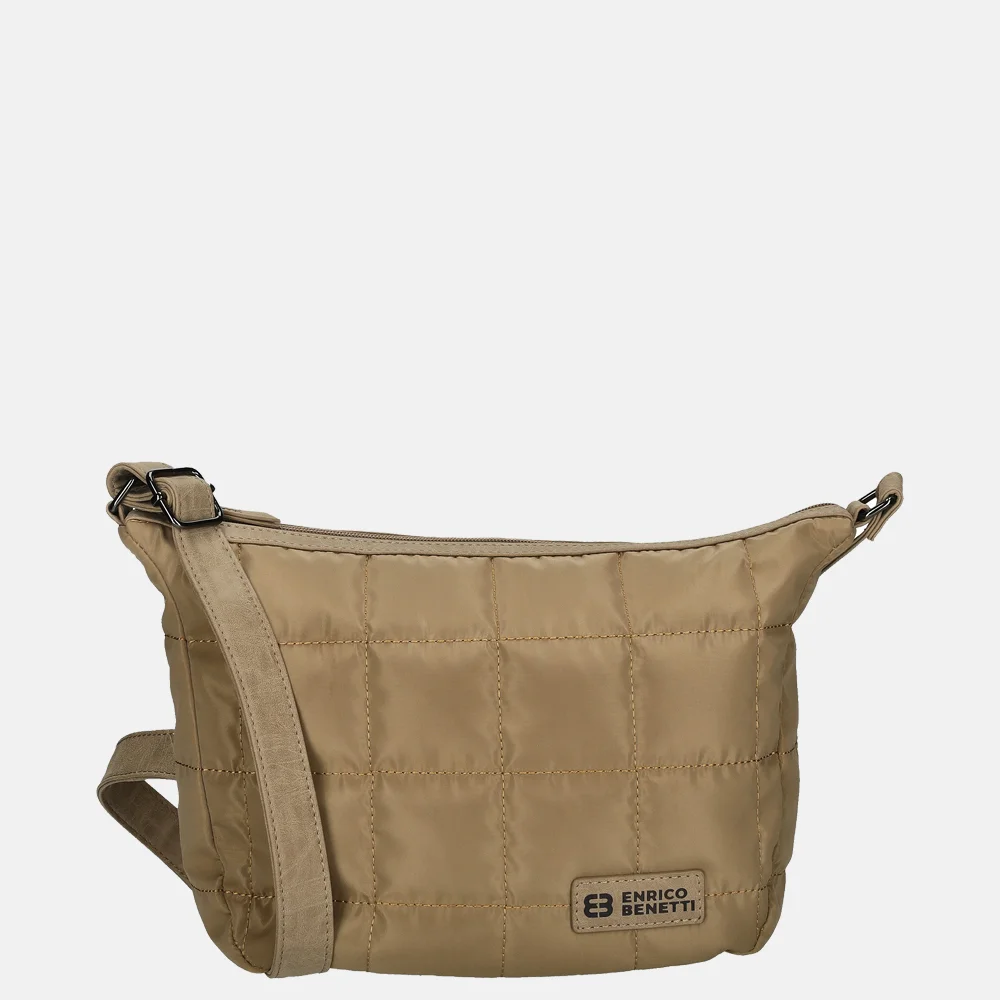 Enrico Benetti Demi crossbody tas taupe bij Duifhuizen