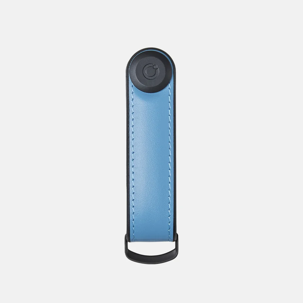 Orbitkey Hybrid Leather sleutelhanger lake blue bij Duifhuizen