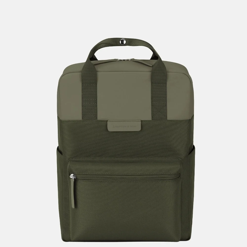 Kapten & Son Bergen rugzak 15 inch forest green bij Duifhuizen