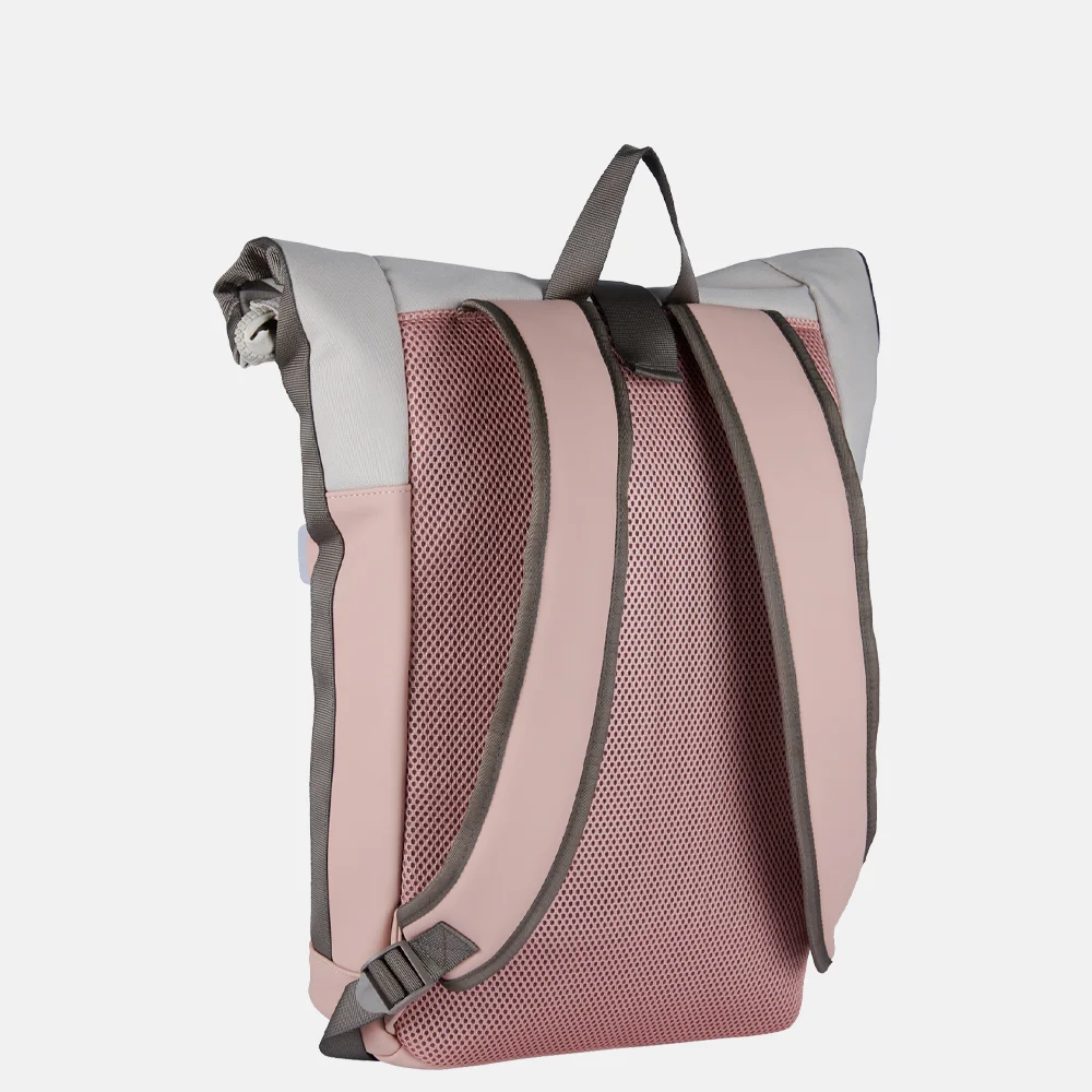 New Rebels Backham laptoprugzak 15 inch L old pink bij Duifhuizen