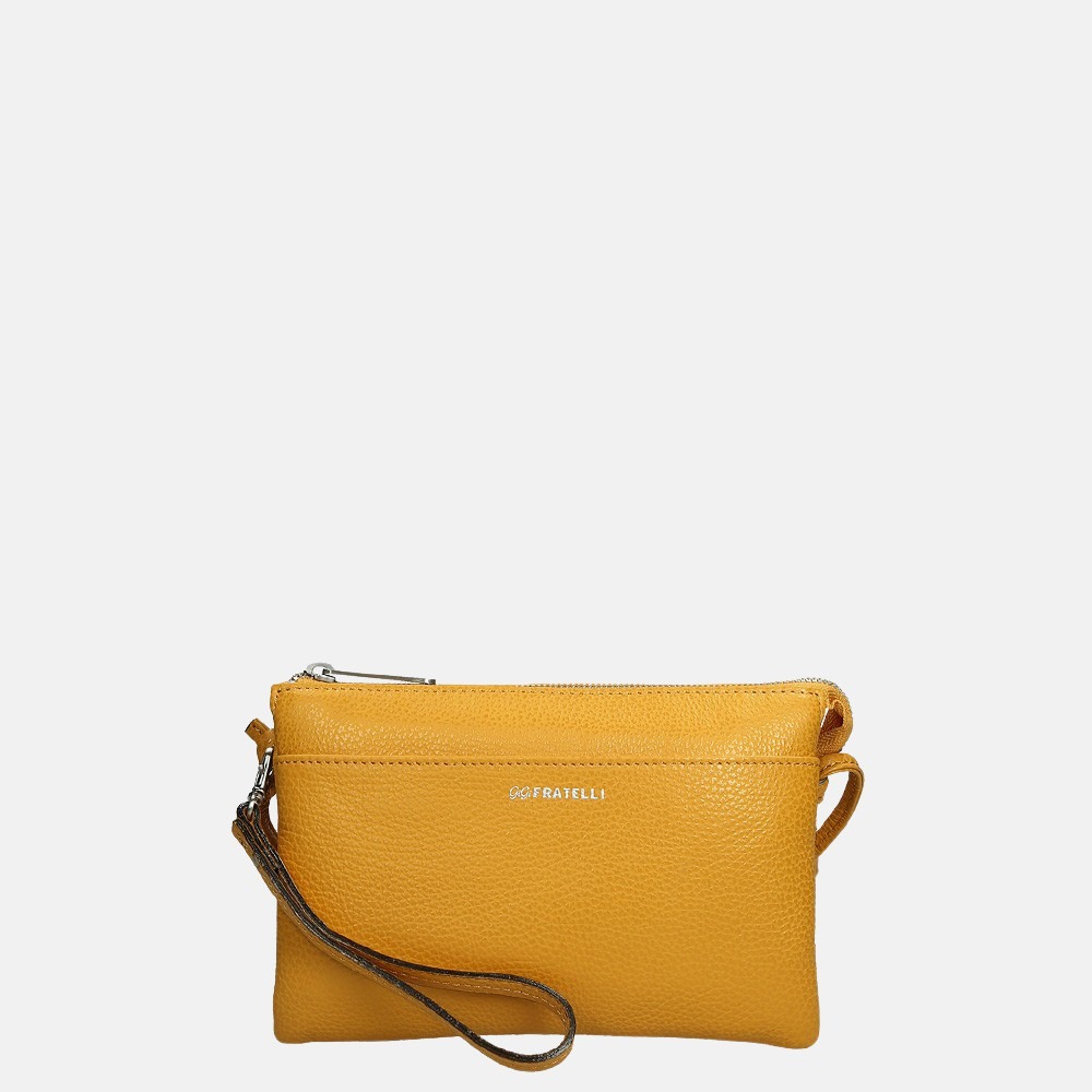 GiGi Fratelli Romance crossbody tas yellow gold bij Duifhuizen