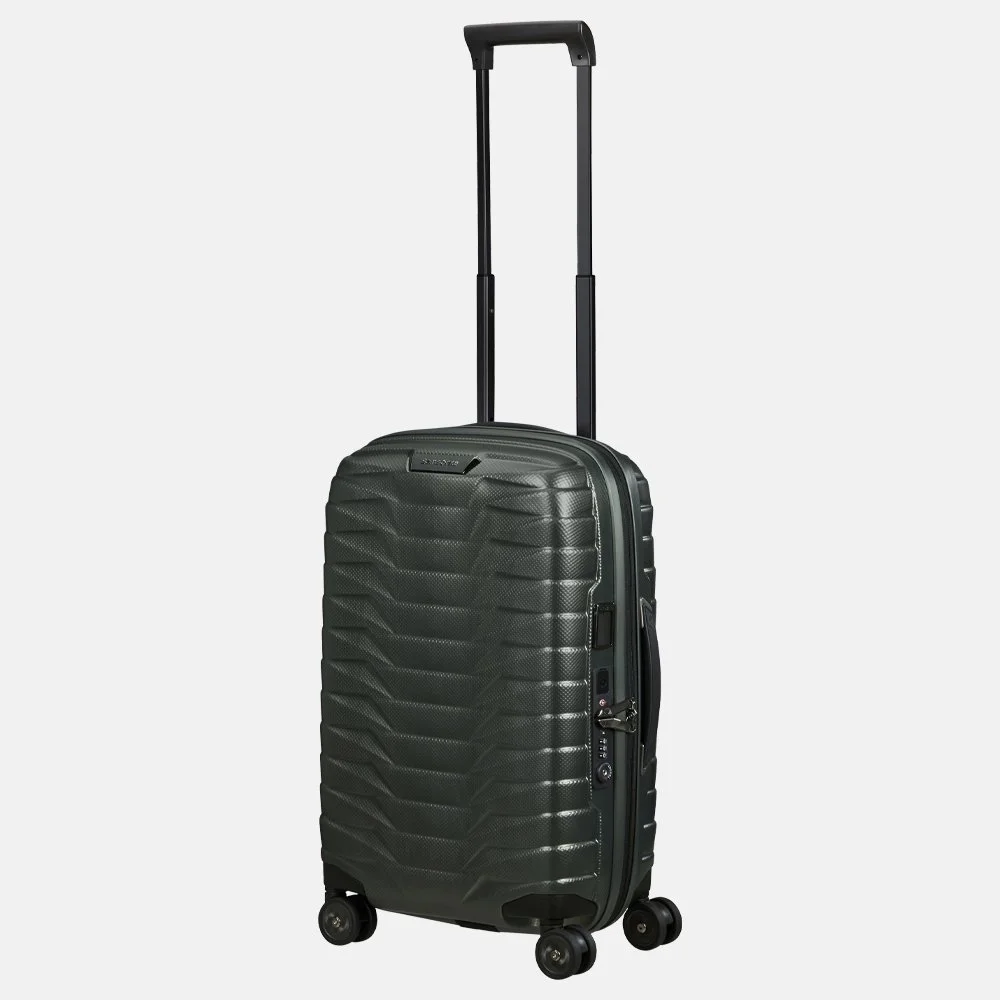 Samsonite Proxis expandable handbagage koffer 55 cm matt climbing ivy bij Duifhuizen