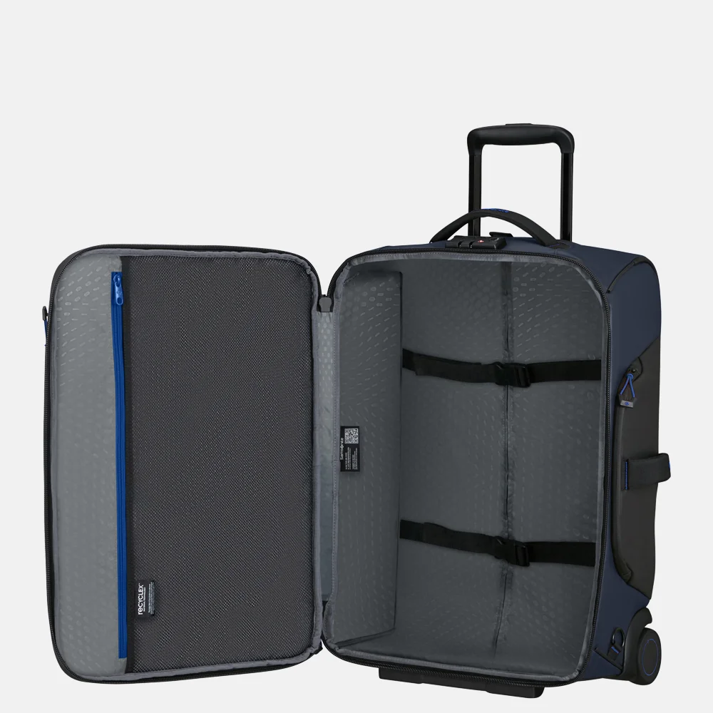 Samsonite Ecodiver rugzak/reistas op wielen 55 cm blue nights bij Duifhuizen