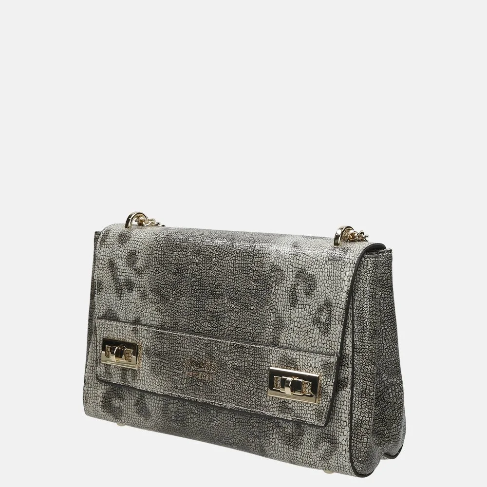 Guess Katey crossbody tas charcoal bij Duifhuizen