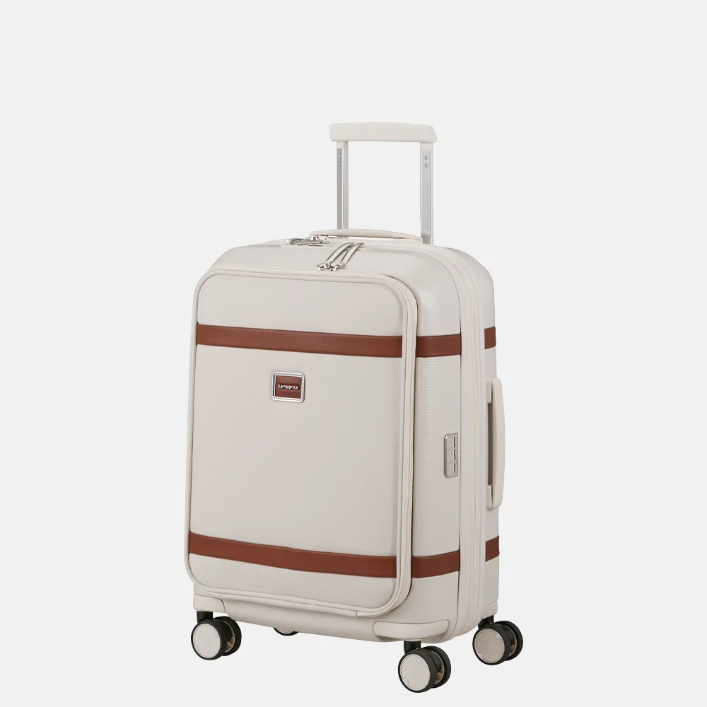 Samsonite Image spinner handbagage koffer expendable 55 cm ivory bij Duifhuizen