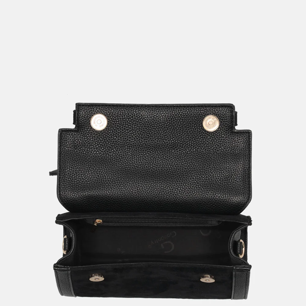 Firenze handtas suedine black bij Duifhuizen